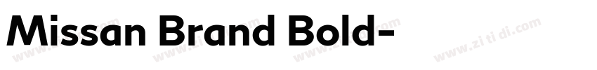 Missan Brand Bold字体转换